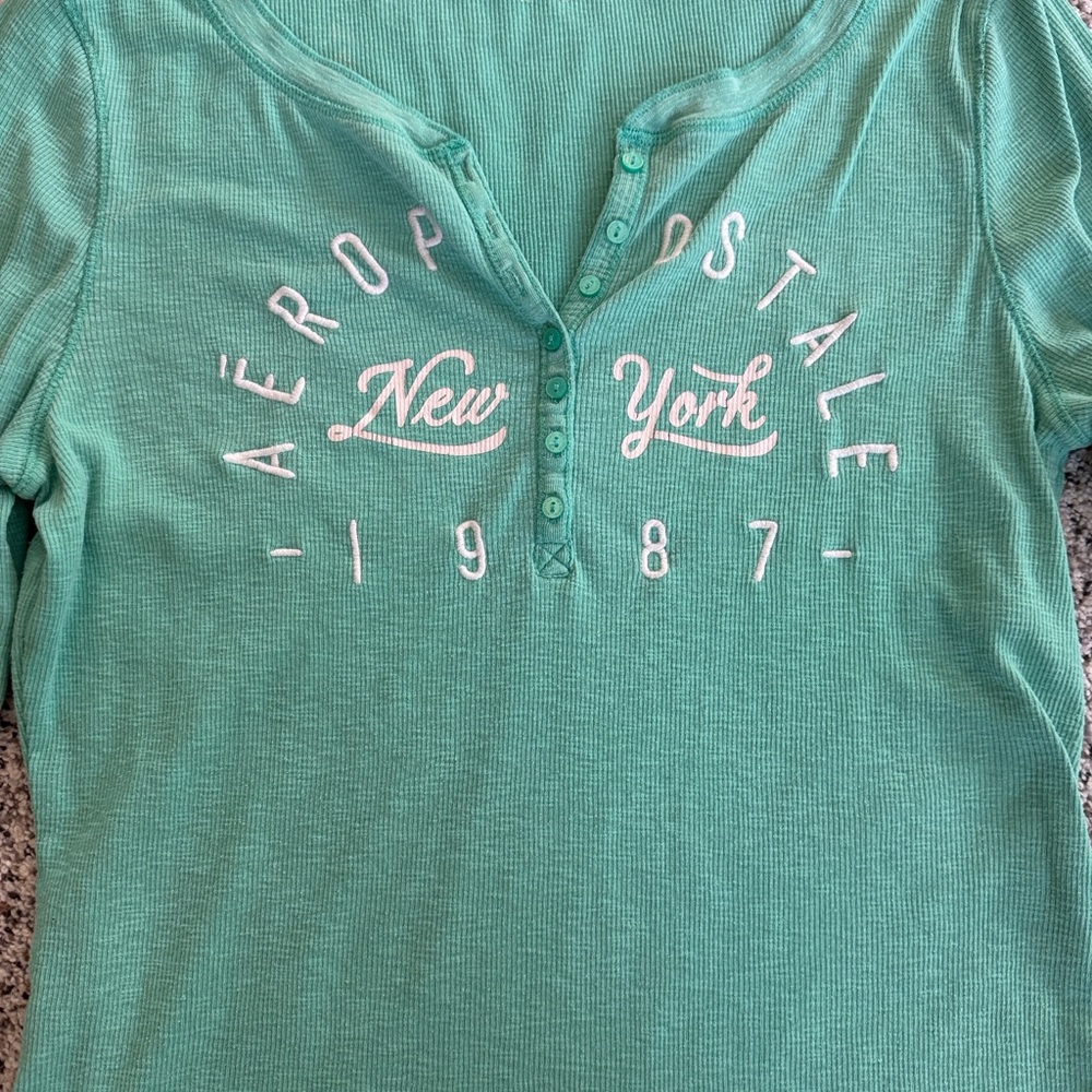 Aeropostale Women’s Tops Bundle - Teal, Aqua, Purple, Hot Pink - Picture 11 of 16